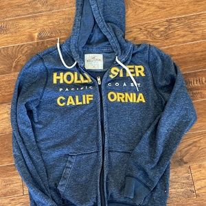 Hollister full zip hoodie, Men’s size Small